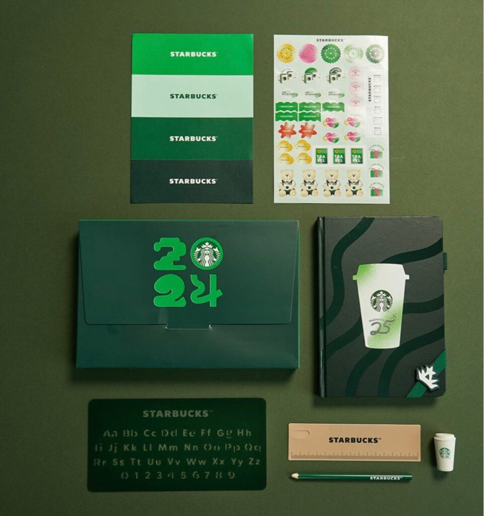 Starbucks Calendar Planner 2024 Food Drinks Beverages On Carousell