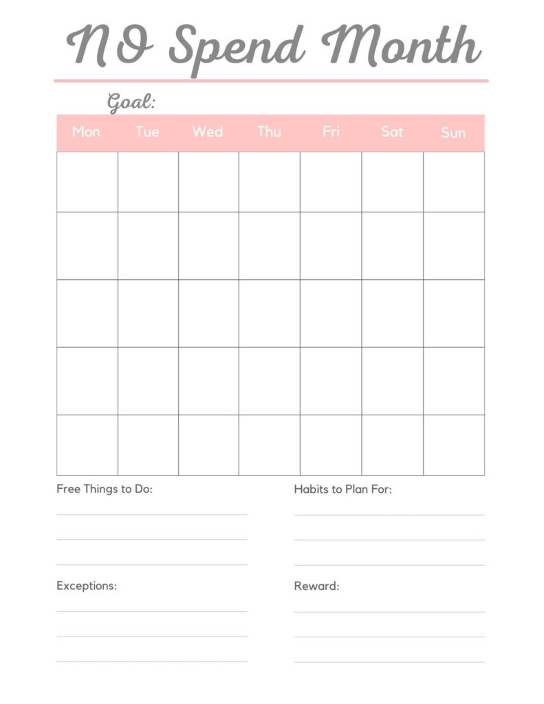 The Complete Guide To Your Best No Spend Month