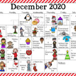 The Cozy Red Cottage December 2020 Holiday Calendar