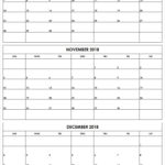 Three Month Calendar 2025 October November December January September