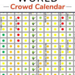 Walt Disney World Crowd Calendar 2025 Maya Amina