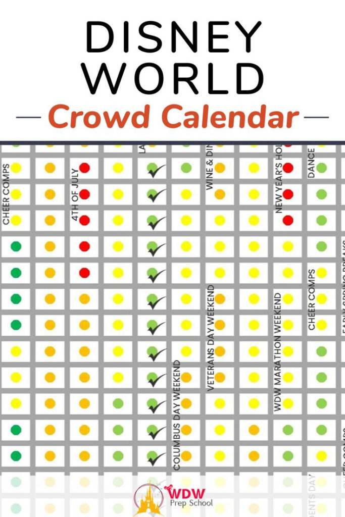 Walt Disney World Crowd Calendar 2025 Maya Amina
