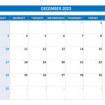 Week 49 2023 Dates Calendar And Weekly Schedule To Print