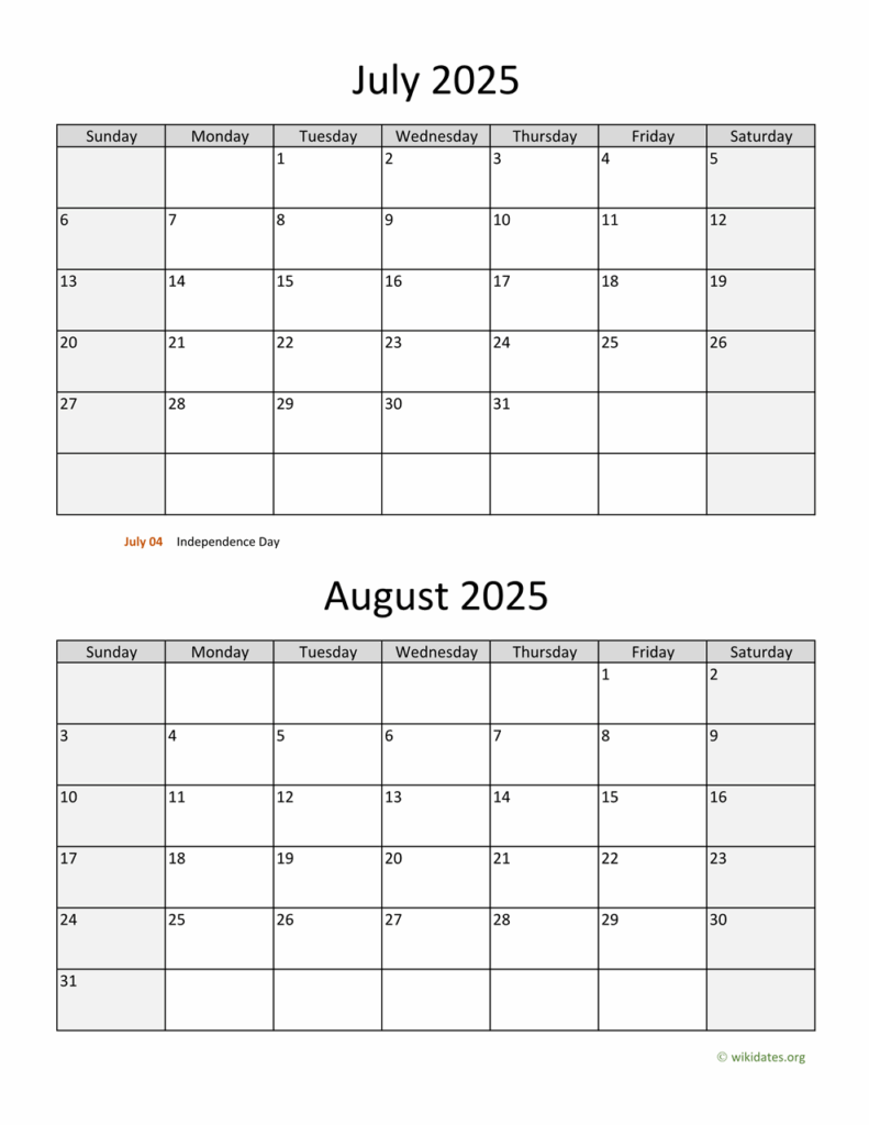 What Are The 1calendar 2025 June July August Calendar Thomas Philipp