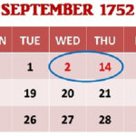 Why 11 Days Are Missing From The Month Of September In The Year 1752